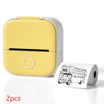 Portable Mini Thermal Label  Home Photo bluetooth printer