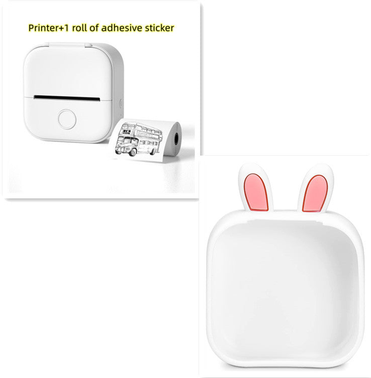 Portable Mini Thermal Label  Home Photo bluetooth printer