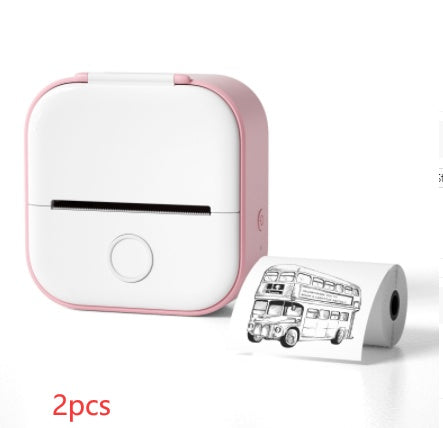 Portable Mini Thermal Label  Home Photo bluetooth printer