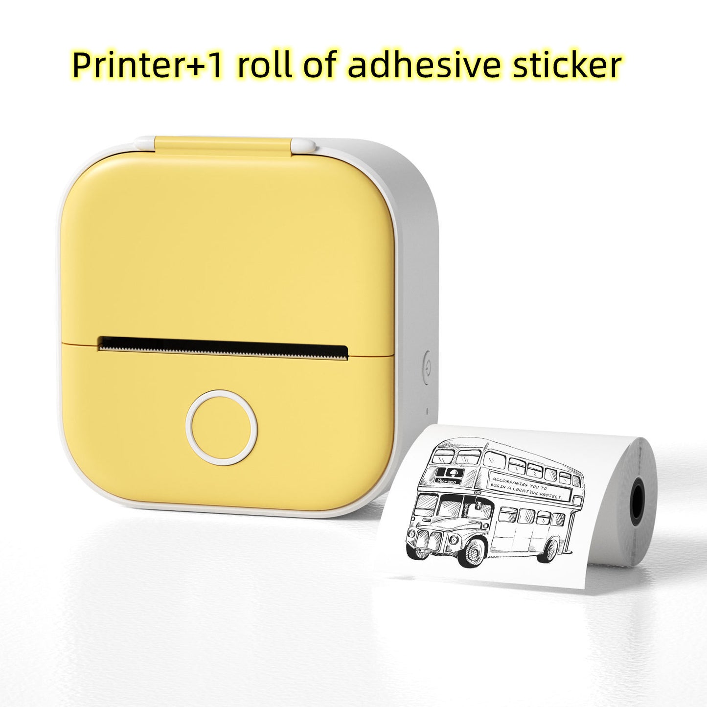 Portable Mini Thermal Label  Home Photo bluetooth printer